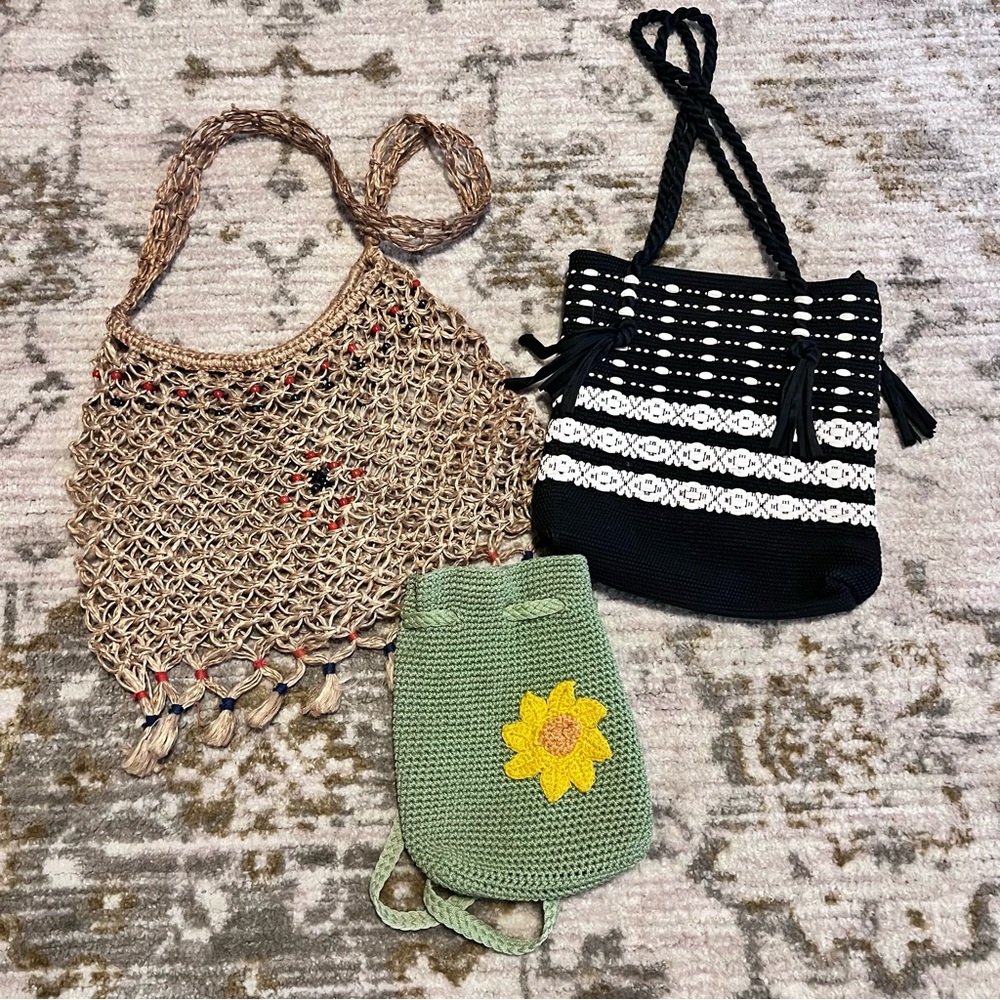 Woven bag bundle